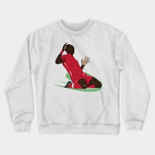 Sadio Mane Slide Goal Celebration Crewneck Sweatshirt